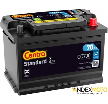 Akumulator 70 Ah CENTRA STANDARD CC700