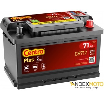Akumulator 71 Ah CENTRA PLUS CB712