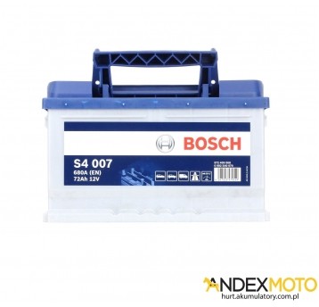 Akumulator 72 Ah BOSCH S4 S4007 0 092 S40 070