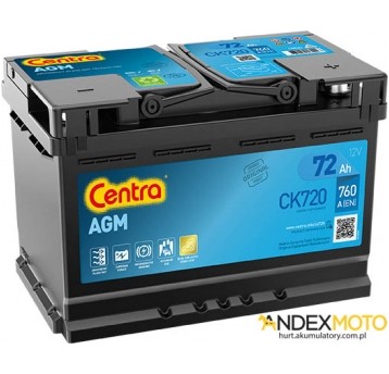 Akumulator 72 Ah CENTRA AGM CK720/ EK720