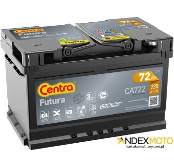 Akumulator 72 Ah CENTRA FUTURA CA722
