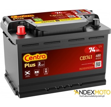 Akumulator 74 Ah CENTRA PLUS CB741