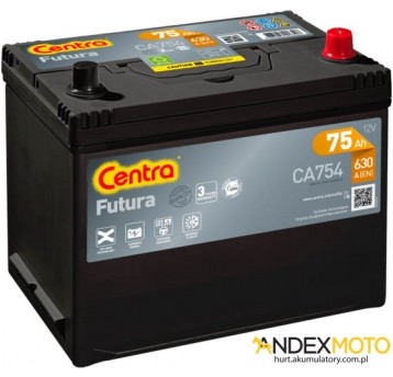 Akumulator 75 Ah CENTRA FUTURA CA754