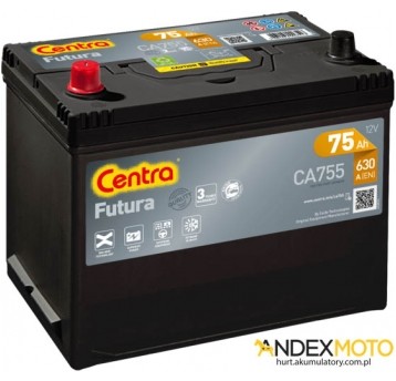 Akumulator 75 Ah CENTRA FUTURA CA755