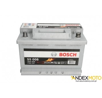 Akumulator 77 Ah BOSCH S5 S5008 0 092 S50 080