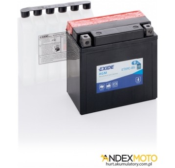 Akumulator 9 Ah EXIDE AGM dry charged ETX9C-BS