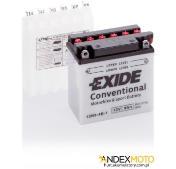 Akumulator 9 Ah EXIDE conventional 12N9-4B-1