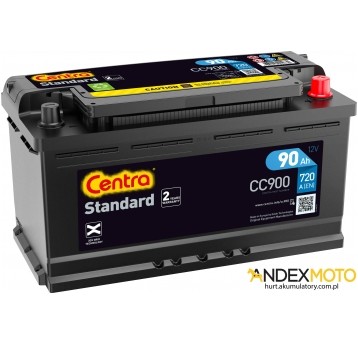 Akumulator 90 Ah CENTRA STANDARD CC900