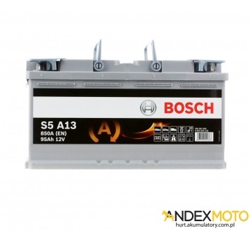 Akumulator 95 Ah BOSCH AGM S5A13 0 092 S5A 130