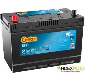 Akumulator 95 Ah CENTRA EFB CL955