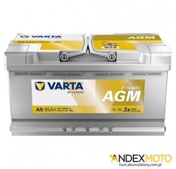 Akumulator 95 Ah VARTA DYNAMIC AGM A5 595901085